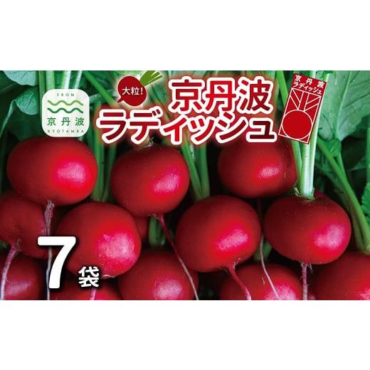 ふるさと納税 野菜類 大根 京都府 京丹波町 京丹波ラディッシュ 7袋セット 京都 丹波 大粒 ジューシー フルーティー ソテー グリル料理 バーベキュー アヒージ…