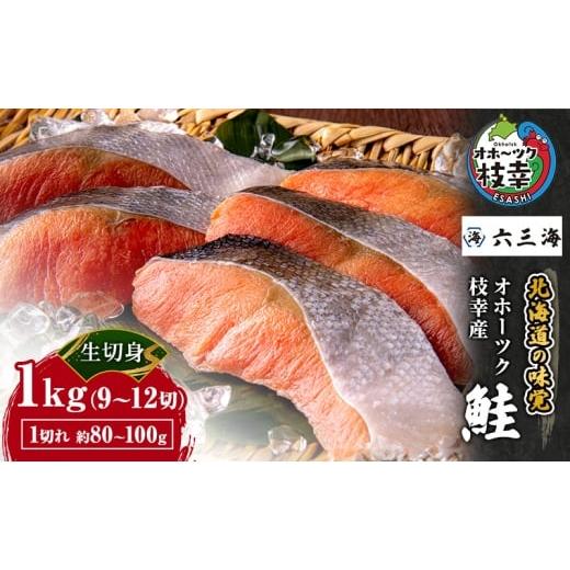 ふるさと納税 魚貝類 鮭 北海道 枝幸町 オホーツク枝幸産 鮭 生切身 1kg(9〜12切/1切れ約80〜100g)バラ凍結 手切り 北海道の味覚 六三海 鮭 サケ 切身 北海…