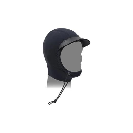 ふるさと納税 雑貨・日用品 神奈川県 平塚市 キャップ 2×1mm ブラックジャージ ダブサーフィングウェットスーツ つば付き ストレッチ素材 動きやすい 防寒 ブ…