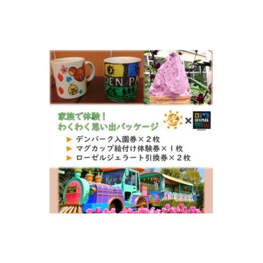 ふるさと納税 菓子 アイス 愛知県 安城市 デンパーク入園券2枚+ローゼルジェラート引換券2枚+マグカップ絵付け体験券1枚/愛知県安城市 1686740