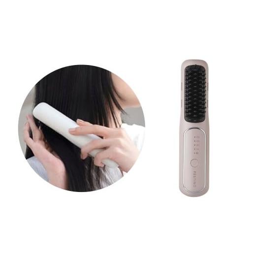 ふるさと納税 美容・健康家電 東京都 渋谷区 <フェスティノ>充電式スタイリングヒーターブラシ サンドベージュ SMHB-049-SB ブラシ型 ヘアアイロン ヒ…