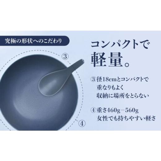 ふるさと納税 陶磁器・漆器・ガラス 佐賀県 -  有田焼 究極のラーメン鉢・レンゲ ペアセット（グレイ・ネイビー）／ 食器 ／ 佐賀県 ／ 株式会社まるぶん 41AP…の画像
