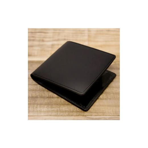 ふるさと納税 財布 奈良県 奈良市 『本革シンプルな二つ折り財布 小銭入れなし』 ブラック 1つ 日本製 本革 財布 二つ折り財布 レザー ヌメ革 おしゃれ シンプ…_4