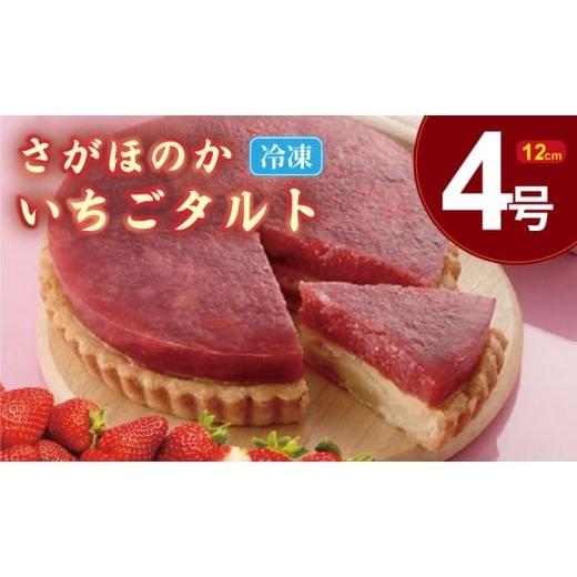ふるさと納税 ケーキ・カステラ タルト 佐賀県 小城市 さがほのか いちご タルト (4号サイズ・直径12cm)冷凍 濃厚 苺 お祝い 冷凍 デザート スイーツ プレゼ…