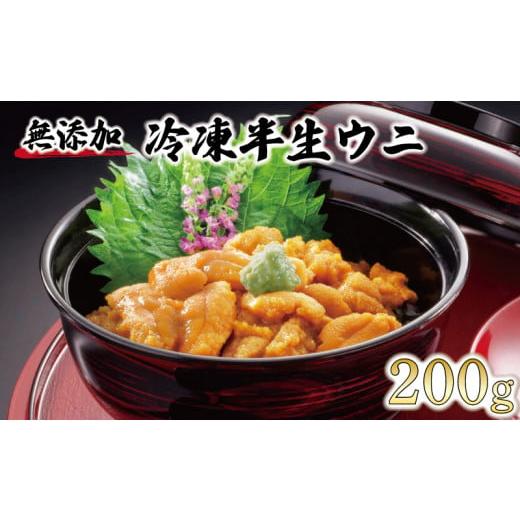 ふるさと納税 ウニ 岩手県 大船渡市 岩手県産 半生うに 200g 100g×2 冷凍 Sea urchin うに キタムラサキウニ ミョウバン不使用 雲丹 海鮮丼 寿司 ウニ丼 丼 …