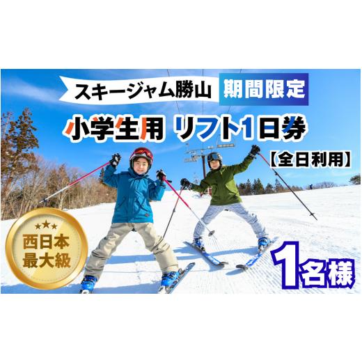 ふるさと納税 スキーチケット 福井県 勝山市 販売期間限定 スキージャム勝山 子供用リフト1日券 全日利用 A-013030]