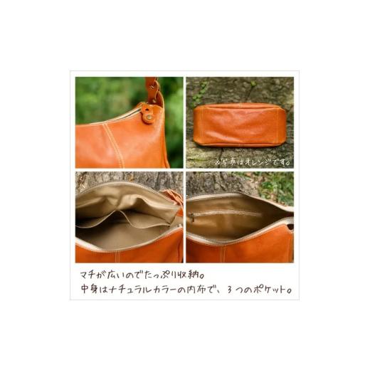 ふるさと納税 カバン ショルダーバッグ 奈良県 奈良市 『本革osampoショルダーバッグ』 イエロー 1つ 日本製 本革 レザー ヌメ革 おしゃれ シンプル 軽量 軽い…の画像