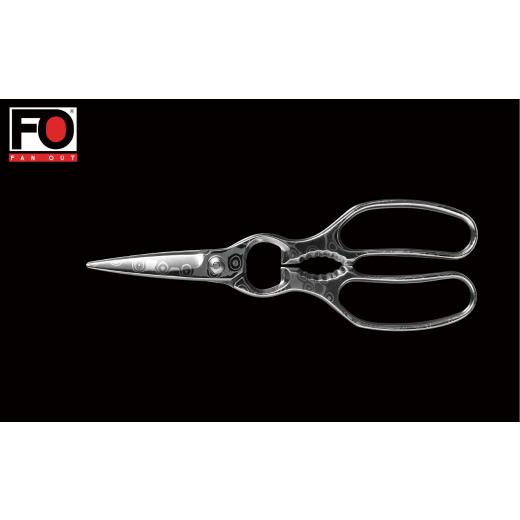 ふるさと納税 雑貨・日用品 新潟県 三条市 FAN OUT ダマスカスキッチンばさみ/スタンダードハンドル キッチン鋏 はさみ 三条市