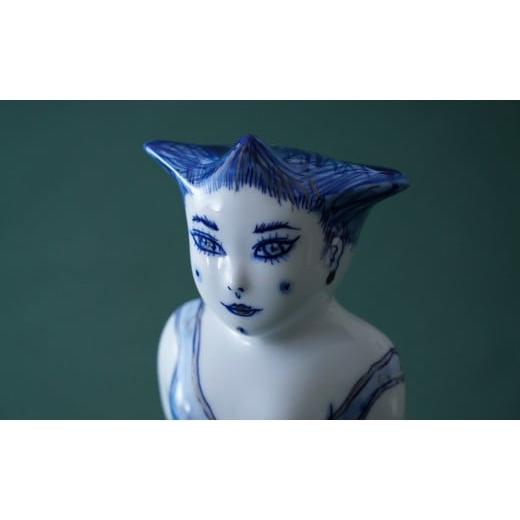 ふるさと納税 雑貨・日用品 インテリア 佐賀県 有田町 有田焼 ピカチャン ボーイ PICA CHAN BOY 置物 SHIN KOYAMA ギャラリーシン オブジェ 1点モノ40万円 A40…の画像