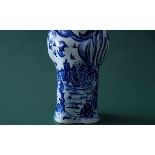 ふるさと納税 雑貨・日用品 インテリア 佐賀県 有田町 有田焼 ピカチャン 山水 PICA CHAN SANSUI 置物 SHIN KOYAMA ギャラリーシン オブジェ 1点モノ40万円 A4…の画像