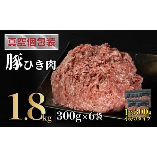 ふるさと納税 豚肉 ハンバーグ 長崎県 佐世保市 B613 長崎県産豚 ひき肉 計1.8kg (300g×6)