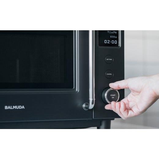 ふるさと納税 キッチン家電 東京都 武蔵野市  ブラック BALUMUDA The Range S KRN01JP-BK バルミューダ 電子レンジ レンジ おしゃれ コンパクト 調理道具 キッ…の画像
