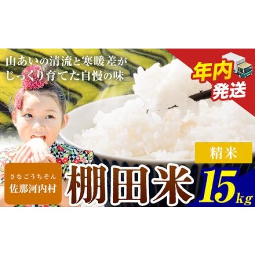 ふるさと納税 米 ヒノヒカリ 徳島県 佐那河内村 [年内出荷対応]清流と寒暖差が生む村自慢の棚田米 精米 15kg[11月中旬-12月末まで発送]徳島県 佐那河内村 …