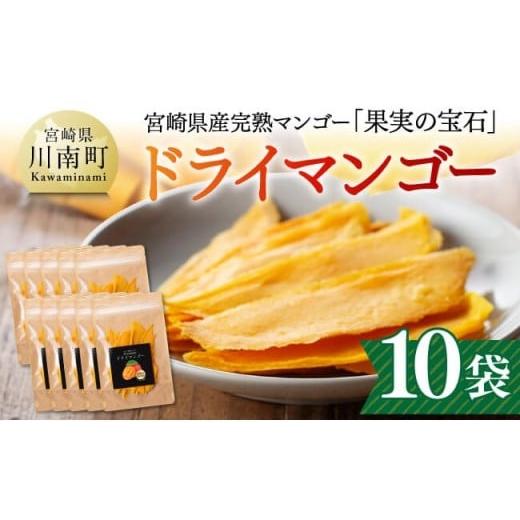 ふるさと納税 マンゴー 宮崎県 川南町 宮崎県産完熟マンゴー(果実の宝石) ドライマンゴー10袋 宮崎県産 川南町 マンゴー ドライマンゴー 40g×10袋