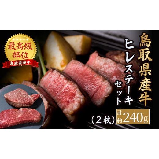 ふるさと納税 牛肉 ヒレ 鳥取県 倉吉市 4月以降発送 鳥取県産牛 最高級部位 ヒレステーキ 2枚(計約240g) 牛肉 ヒレ ヒレ肉 牛 ヒレ ヒレステーキ 国産牛ヒ…