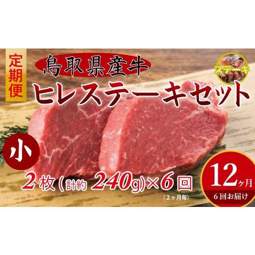 ふるさと納税 牛肉 ヒレ 鳥取県 倉吉市 5月発送 鳥取県産牛 ヒレステーキ 240g×6回定期便 <奇数月> 国産 牛肉 赤身 ヒレ ステーキ 冷凍 定期便 肉 お…