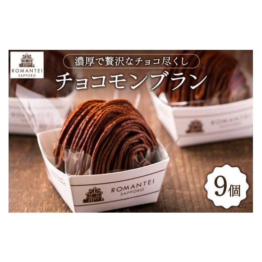 ふるさと納税 ケーキ・カステラ チョコレートケーキ 北海道 札幌市 チョコモンブラン9個 | ろまん亭 スイーツ チョコレート 北海道 札幌市