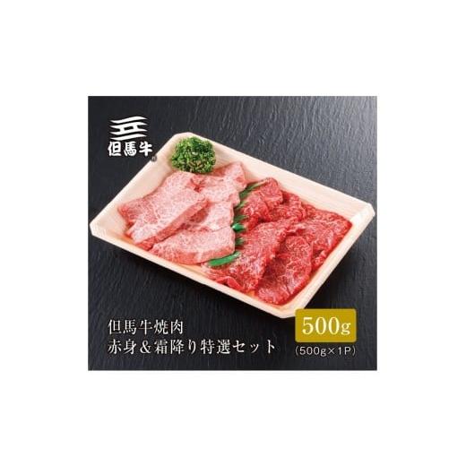 ふるさと納税 牛肉 モモ 兵庫県 神戸市 但馬牛 焼肉 赤身&amp;霜降り 特選セット500g FARMEISTER平山牛舗FH02