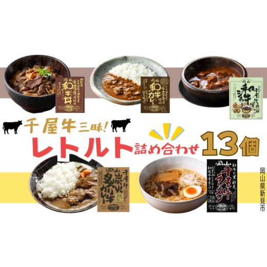 ふるさと納税 加工品等 レトルト 岡山県 新見市 千屋牛三昧 レトルト 詰め合わせ 和牛丼 和牛カレー 和牛シチュー 千屋牛炭火炙り牛カレー 千屋牛ラーメン 千…