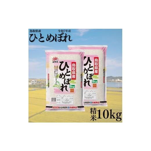 ふるさと納税 米 ひとめぼれ 鳥取県 湯梨浜町 391K.鳥取県産ひとめぼれ 精米10kg 令和7年産 ひとめぼれ精米5kg×2袋(令和7年産)