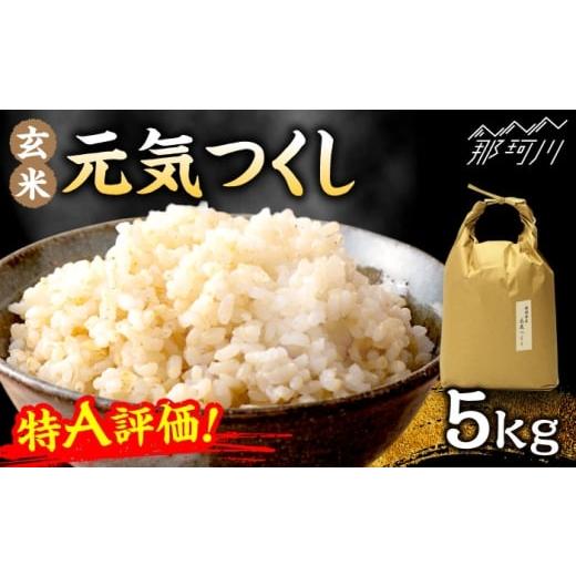 ふるさと納税 米 福岡県 那珂川市 特A評価 元気つくし 玄米 5kg 株式会社ベネフィス 那珂川市