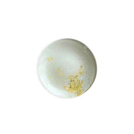 ふるさと納税 金工品 和歌山県 九度山町 丸小皿(金箔)パールホワイト[NF189] パールホワイト