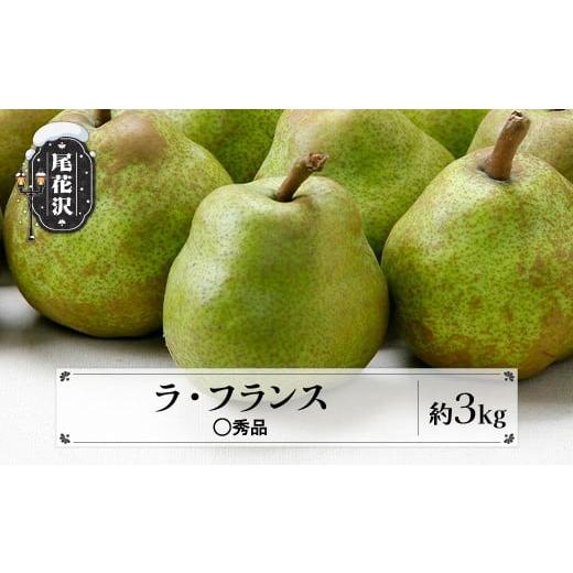 ふるさと納税 梨 山形県 尾花沢市 先行予約 ラ・フランス ◯秀品 約3kg(6~12個程度) 11月中旬~12月中旬頃発送 山形県産 フルーツ 果物 くだもの ラフランス 洋…