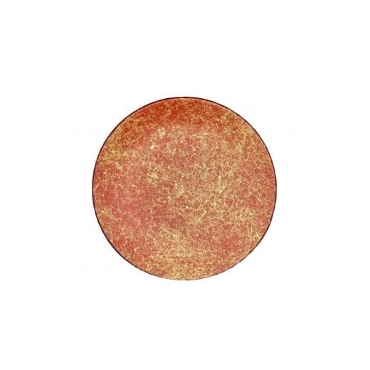 ふるさと納税 金工品 和歌山県 高野町 丸小皿 乱糸(マット仕上げ)本朱[NF181] 本朱