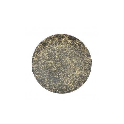 ふるさと納税 金工品 和歌山県 高野町 丸小皿 乱糸(マット仕上げ)漆黒[NF184] 漆黒