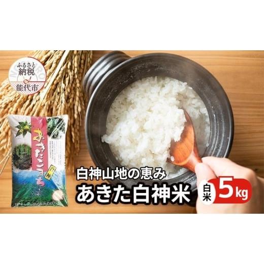 ふるさと納税 米 あきたこまち 秋田県 能代市 秋田県産 あきたこまち あきた白神米 5kg 令和7年産 精米 白米 お米 ご飯 ブランド米 銘柄米 おにぎり お弁当 産…