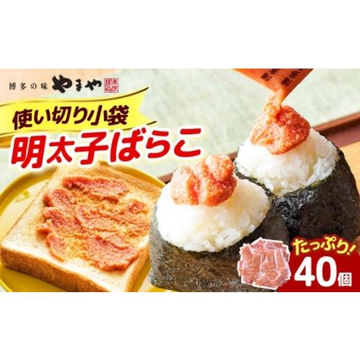 ふるさと納税 魚貝類 明太子 福岡県 築上町 やまや 明太子ばらこ小袋入り (20g×40)