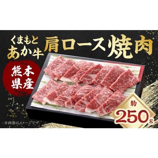 ふるさと納税 牛肉 ロース 熊本県 あさぎり町 くまもとあか牛 肩ロース 焼肉 約250g あか牛 お肉 牛肉 赤身 焼き肉 料理 冷凍 熊本県産 国産 九州 熊本県 あさ…