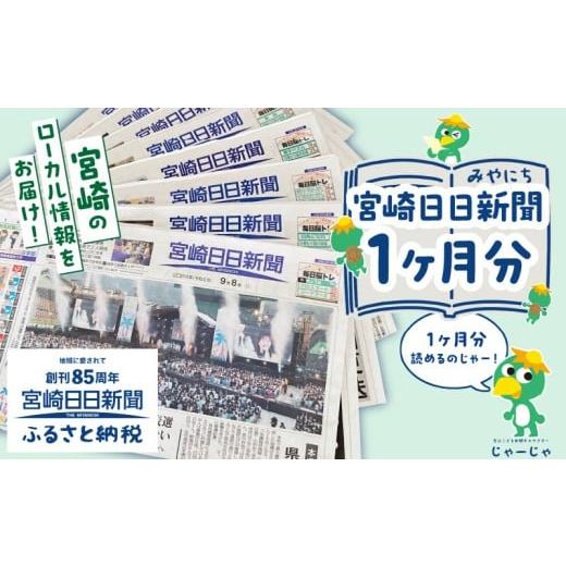 ふるさと納税 雑貨・日用品 宮崎県 宮崎市 宮崎日日新聞 1ヶ月分_M366-001-01 15,000円 1ヶ月分