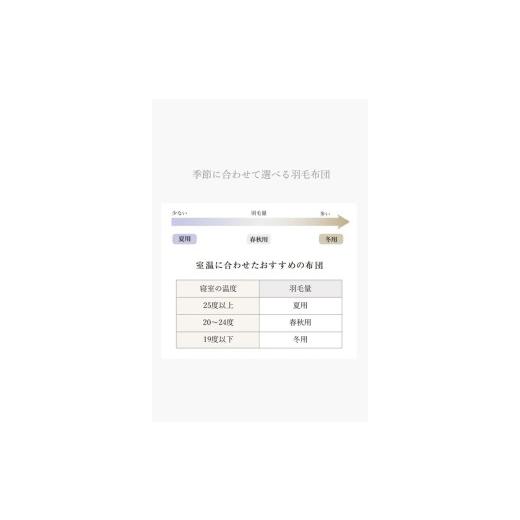 ふるさと納税 タオル・寝具 掛け布団 山梨県 北杜市 630FP本掛け クイーン（フランス産ダウン使用） 羽毛布団 ホワイトダウン 90％以上 冬用 超長綿 サテン…の画像