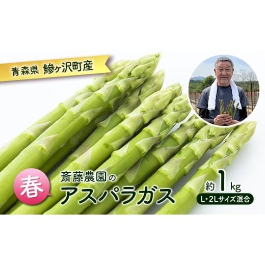 ふるさと納税 野菜類 アスパラガス 青森県 鰺ヶ沢町 先行予約 2026年 春アスパラガス 約1kg L〜2L 混合 斎藤農園 野菜 アスパラガス 栄養豊富 ほんのり甘い 肉…
