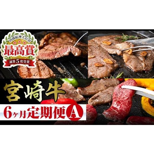 ふるさと納税 牛肉 焼肉・バーベキュー 宮崎県 門川町 先行予約受付中 2026年2月から発送開始予定 定期便・全6回 宮崎牛定期便 Aセット・焼肉 お楽しみ便 牛…