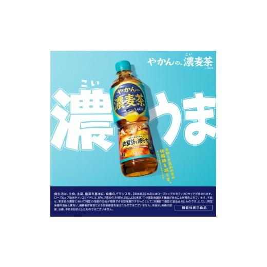 ふるさと納税 お茶類 北海道 札幌市  2ヶ月定期便 やかんの濃麦茶 from 爽健美茶 600mlPET×48本｜コカ・コーラ 飲料 ドリンク 飲み物 お茶 北海道 札幌市の画像