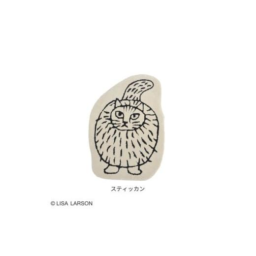 ふるさと納税 雑貨・日用品 インテリア 大阪府 八尾市 E159 LISALARSON 3柄から選べるダイカットマット(スティッカン) スティッカン(ベージュ)