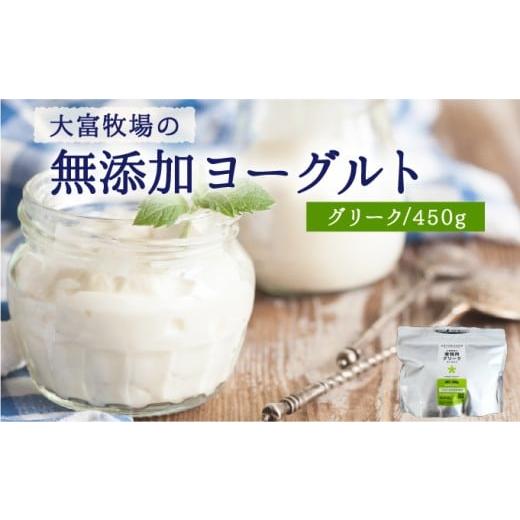 ふるさと納税 加工品等 佐賀県 上峰町 大富牧場の無添加ヨーグルト グリークヨーグルト 450g×1 グリークヨーグルト 450g×1