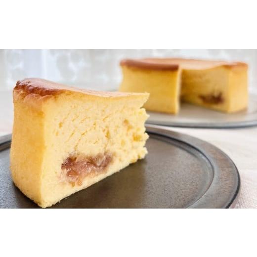 ふるさと納税 ケーキ・カステラ チーズケーキ 長野県 白馬村 数量限定 アップルチー (安曇野の紅玉りんごを使ったベイクドチーズケーキ))5号サイズ (15cm…