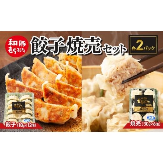 ふるさと納税 肉 宮城県 大河原町 和豚もちぶた 餃子 焼売 もちぶた セット 各2パック おつまみ おかず 時短 小分け ギョーザ シュウマイ 冷蔵 中華 ぎょうざ …