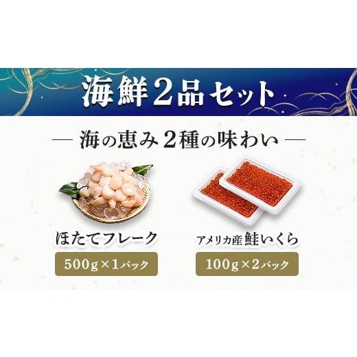ふるさと納税 いくら 北海道 森町 北海道 海鮮セット(いくら\u0026ホタテ) 北海道産 海鮮 セット いくら ほたて ホタテ 海鮮 魚介類 魚介 冷凍 mr1-1269の画像