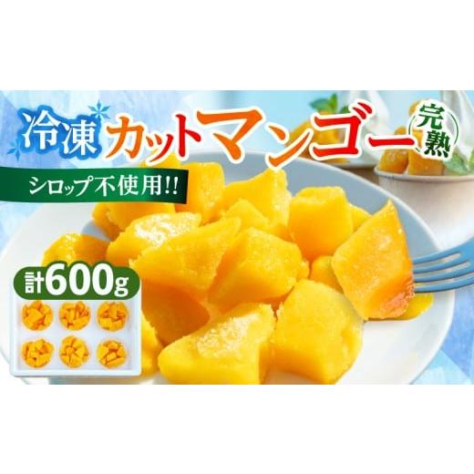 ふるさと納税 マンゴー 宮崎県 日南市 冷凍 カット マンゴー 計600g フルーツ 果物 くだもの 完熟マンゴー 小分け おすすめ おやつ デザート 贅沢 スムージー …