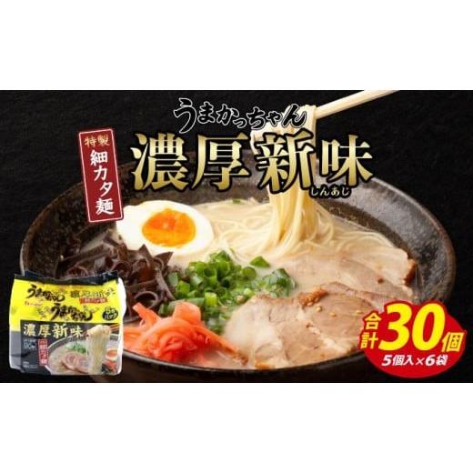 ふるさと納税 ラーメン とんこつ 福岡県 篠栗町 VY010 うまかっちゃん 濃厚新味 合計30袋 うまかっちゃん 濃厚新味