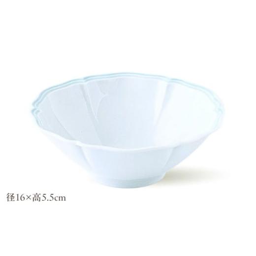 ふるさと納税 食器・グラス セット 長崎県 波佐見町  波佐見焼 ombre de fleur ボウルM melodie blue 4個セット 翔芳窯 FE495の画像