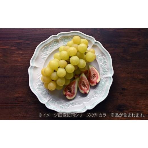 ふるさと納税 食器・グラス 皿 長崎県 波佐見町  波佐見焼 ombre de fleur ブーケプレート palette blue 翔芳窯 FE518の画像
