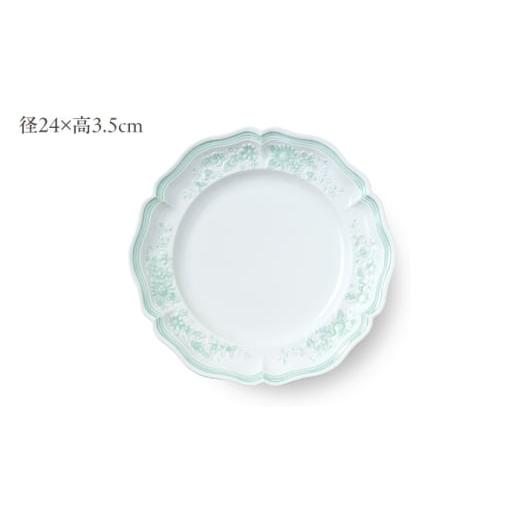 ふるさと納税 食器・グラス 皿 長崎県 波佐見町  波佐見焼 ombre de fleur ブーケプレート palette green 翔芳窯 FE524の画像
