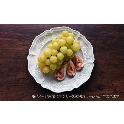 ふるさと納税 食器・グラス 皿 長崎県 波佐見町  波佐見焼 ombre de fleur ブーケプレート palette gray 翔芳窯 FE527の画像
