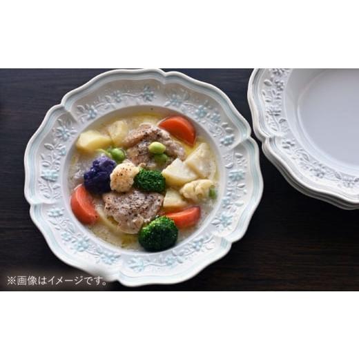 ふるさと納税 食器・グラス 皿 長崎県 波佐見町  波佐見焼 ombre de fleur ブーケボウル palette blue 翔芳窯 FE530の画像
