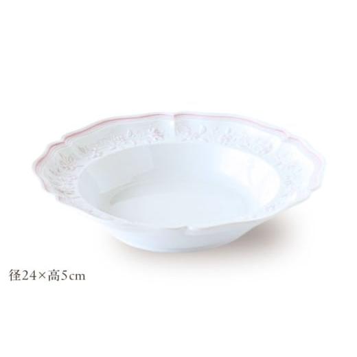 ふるさと納税 食器・グラス 皿 長崎県 波佐見町  波佐見焼 ombre de fleur ブーケボウル palette pink 翔芳窯 FE533の画像
